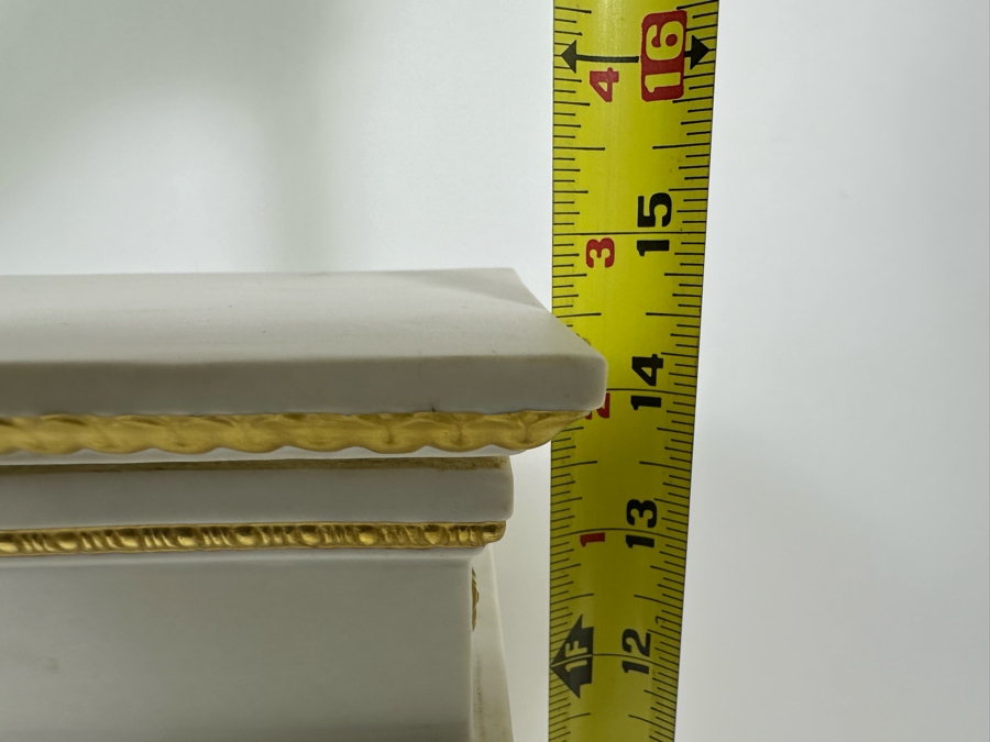 Vintage 1987 Franklin Mint Empress Josephine Clock Working 9W X 6D X 14.5H [Photo 20]