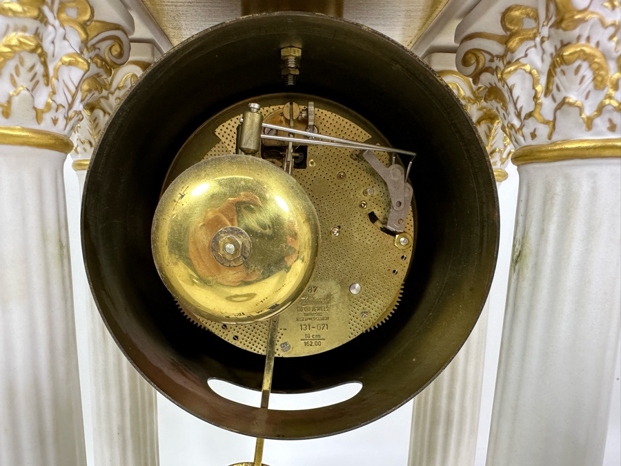 Vintage 1987 Franklin Mint Empress Josephine Clock Working 9W X 6D X 14.5H [Photo 15]