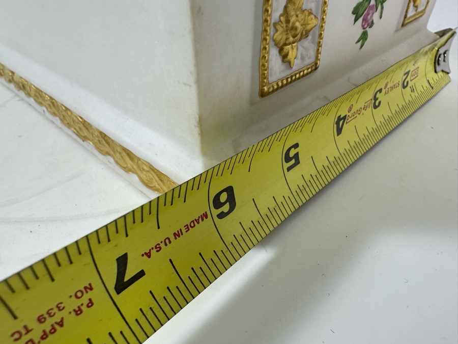 Vintage 1987 Franklin Mint Empress Josephine Clock Working 9W X 6D X 14.5H [Photo 19]