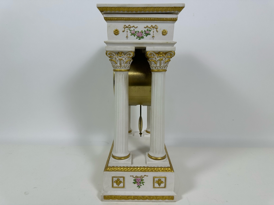 Vintage 1987 Franklin Mint Empress Josephine Clock Working 9W X 6D X 14.5H [Photo 7]