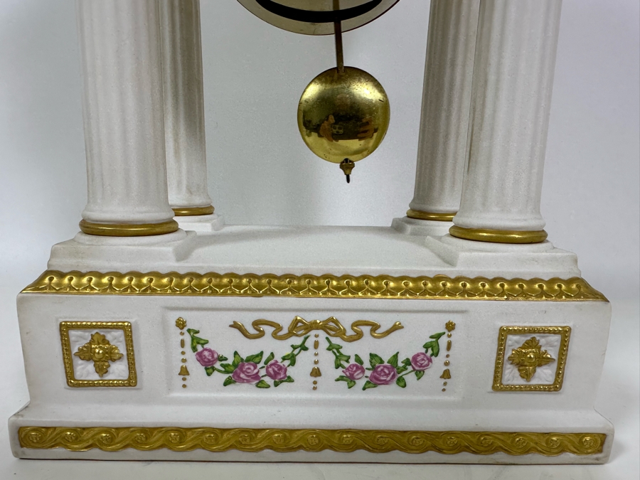 Vintage 1987 Franklin Mint Empress Josephine Clock Working 9W X 6D X 14.5H [Photo 6]