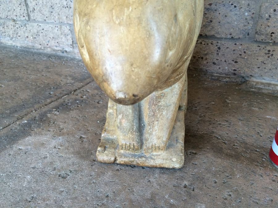 Large Signed Clay Animal Sculpture 1971 [Photo 6]