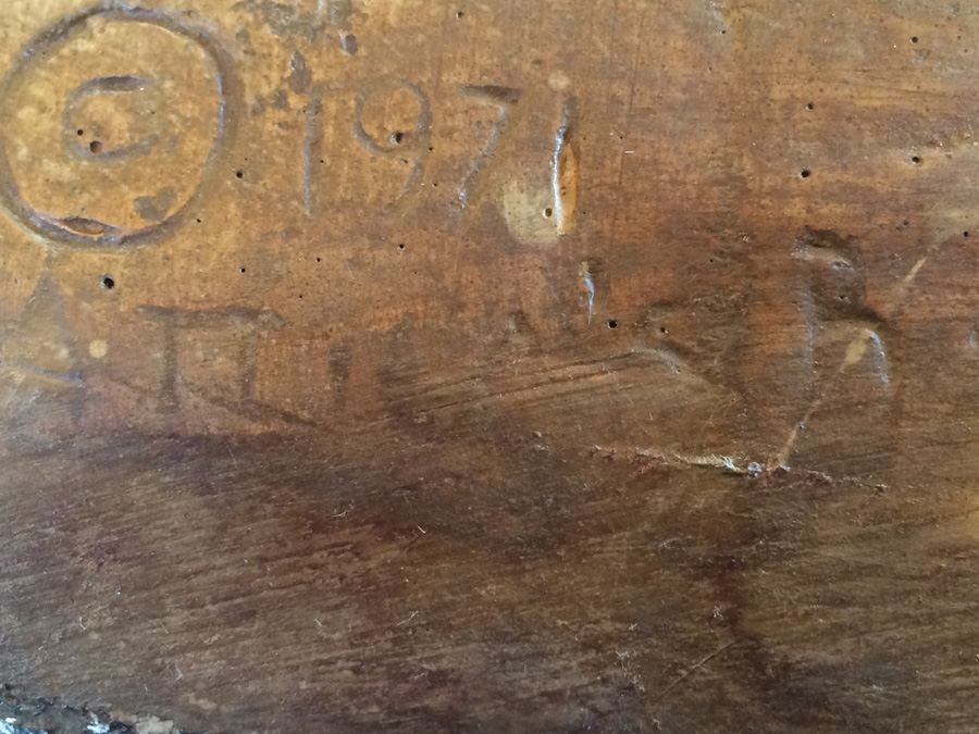 Large Signed Clay Animal Sculpture 1971 [Photo 17]