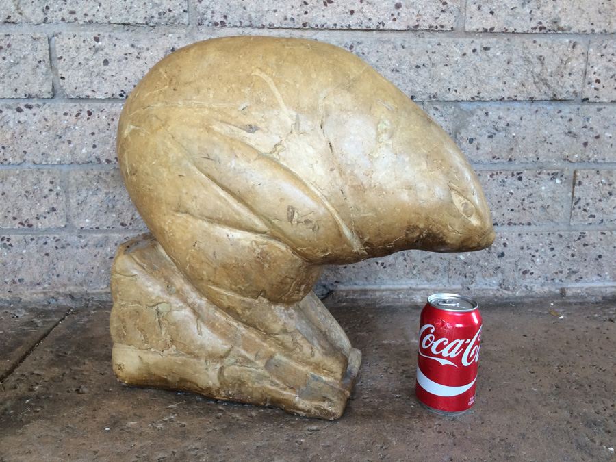 Large Signed Clay Animal Sculpture 1971 [Photo 4]