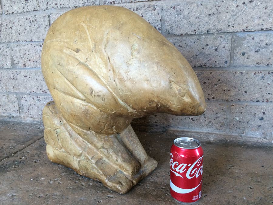 Large Signed Clay Animal Sculpture 1971 [Photo 1]