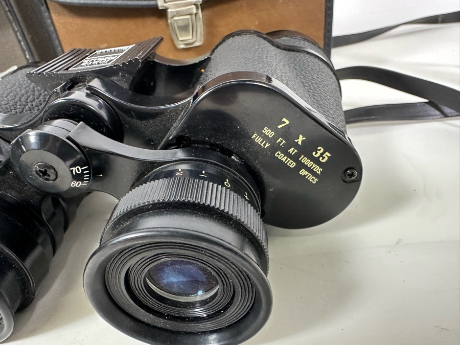 Greenkat Ultra Violet Objectives Zoom 7X-15X Binoculars And Bushnell Ensign Wide Angle 7 X 35 Binoculars With Cases [Photo 15]