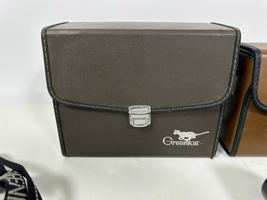 Greenkat Ultra Violet Objectives Zoom 7X-15X Binoculars And Bushnell Ensign Wide Angle 7 X 35 Binoculars With Cases [Photo 10]