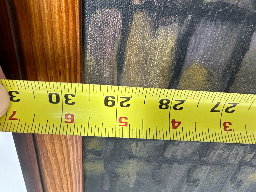 Original Mid-Century Painting 29.5 X 24 Framed 33 X 27 [Photo 10]