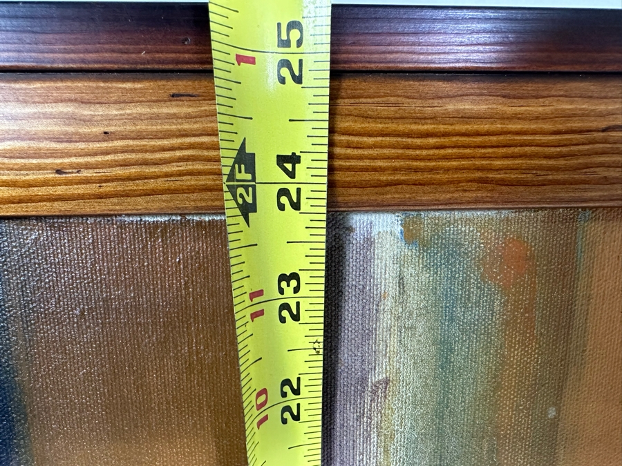 Original Mid-Century Painting 29.5 X 24 Framed 33 X 27 [Photo 11]