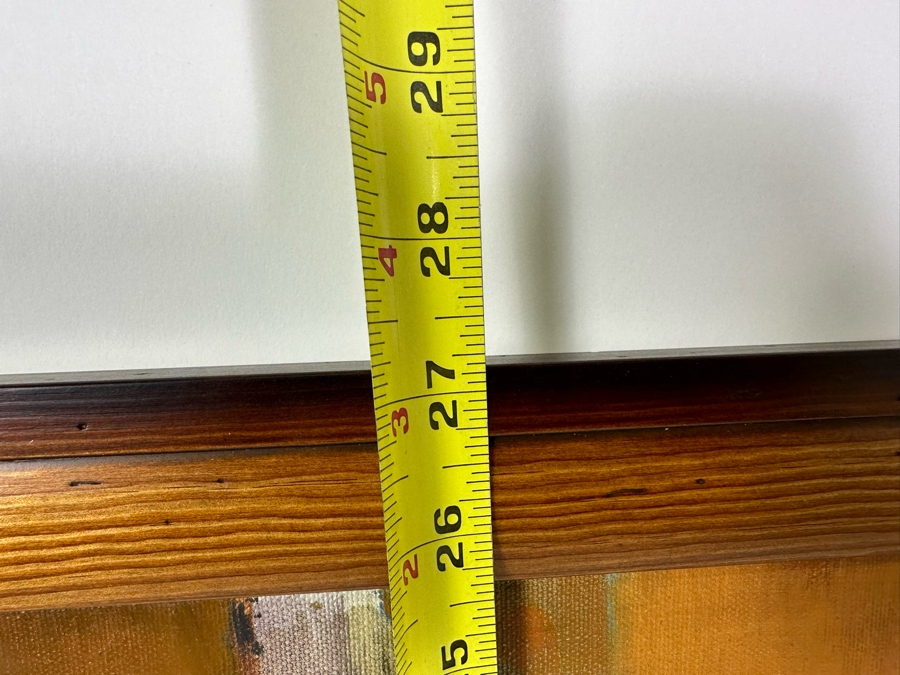 Original Mid-Century Painting 29.5 X 24 Framed 33 X 27 [Photo 13]