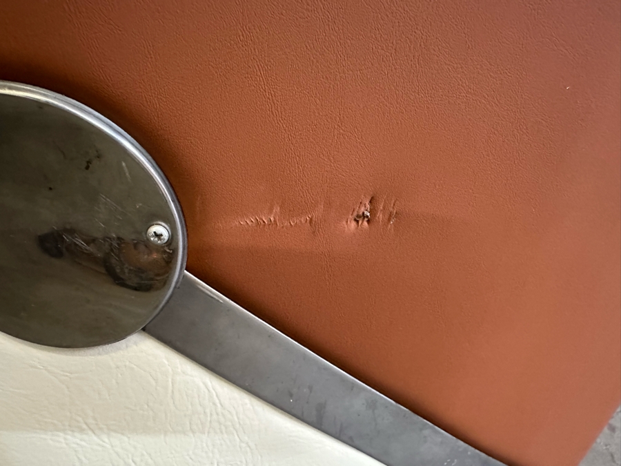 Koken 1950's Restored Presidential Barber Chair 30W X 48D X 43H Estimate $4,000 (Note: Hydraulic Fluid Leaking. Need To Check Cap & Seal) This Is The Second Chair Of A Pair [Photo 11]