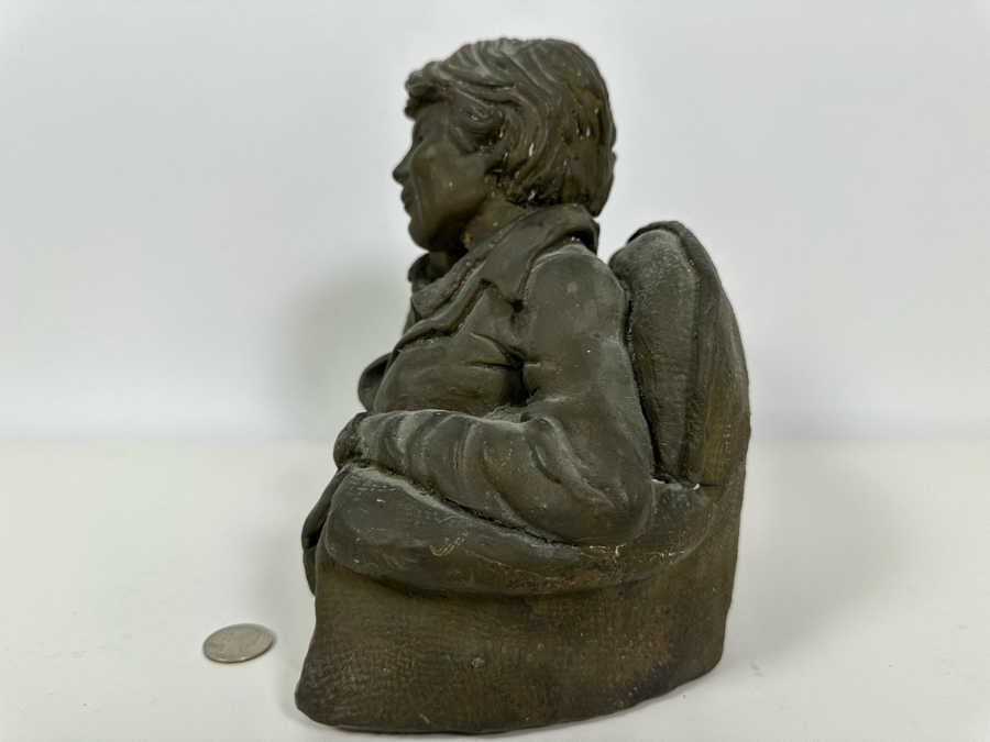 Bonnie Lee Roth (B. 1942, Southern California) Bronze Sculpture (Heavy) 8W X 6D X 9H [Photo 6]