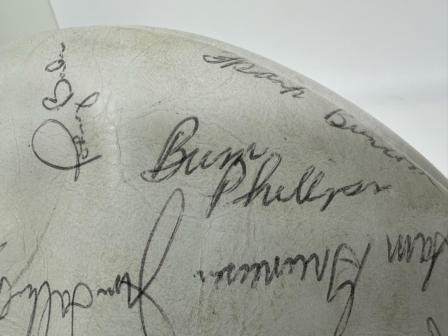 Team Signed 1960s San Diego Chargers Football Presented To Our Client Who Was A Local Judge Signed By Quarterback John Hadl And Teammates [Photo 30]