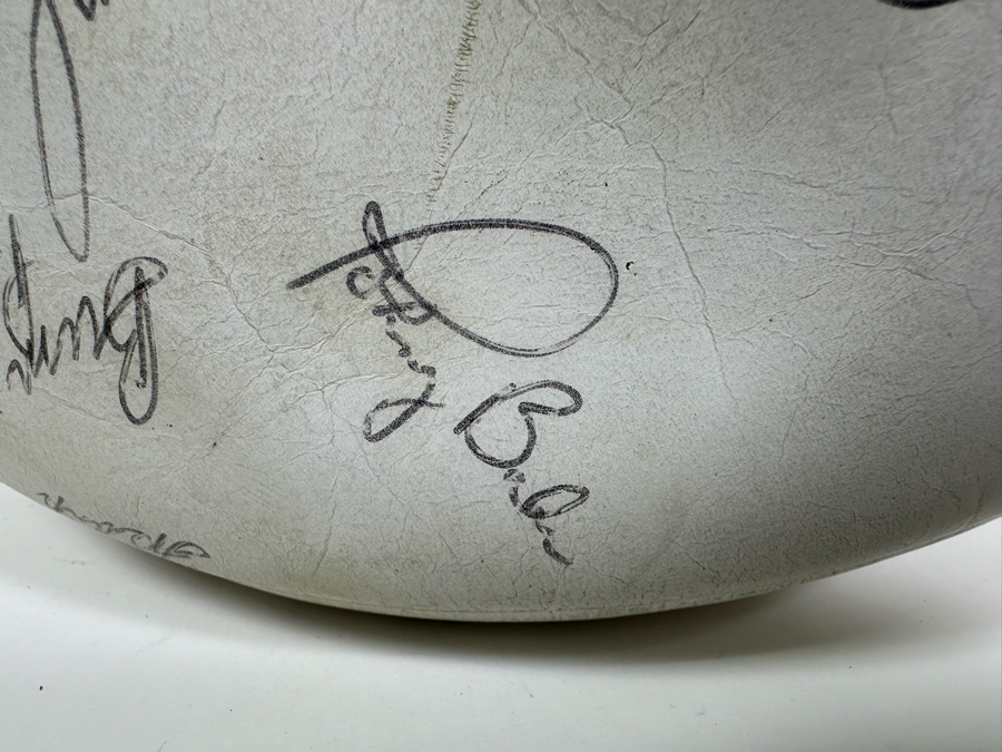 Team Signed 1960s San Diego Chargers Football Presented To Our Client Who Was A Local Judge Signed By Quarterback John Hadl And Teammates [Photo 26]