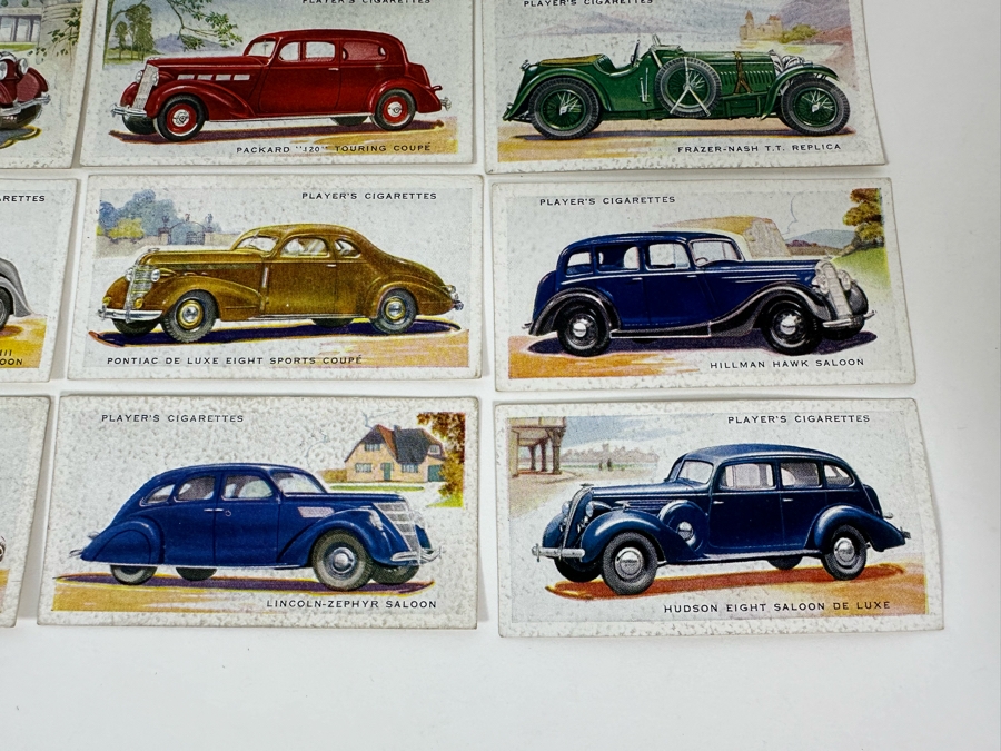 24 Vintage Player's Cigarettes Motor Cars Cigarette Cards John Player & Sons English [Photo 11]