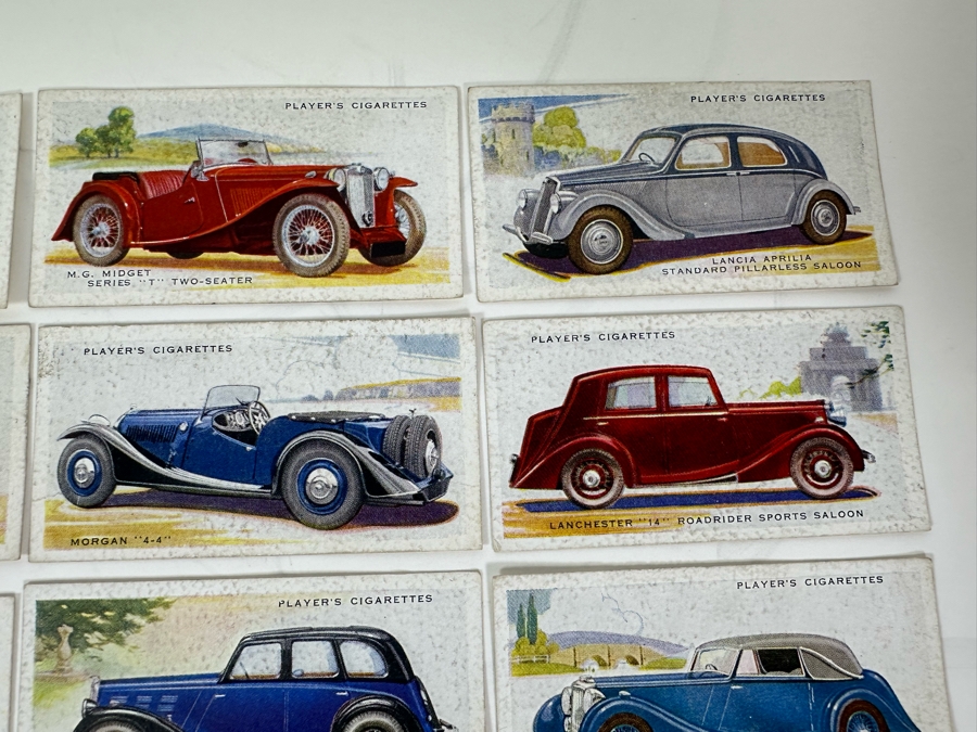 24 Vintage Player's Cigarettes Motor Cars Cigarette Cards John Player & Sons English [Photo 7]