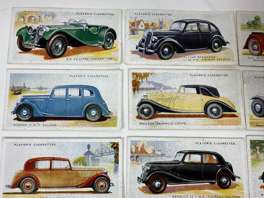 24 Vintage Player's Cigarettes Motor Cars Cigarette Cards John Player & Sons English [Photo 6]