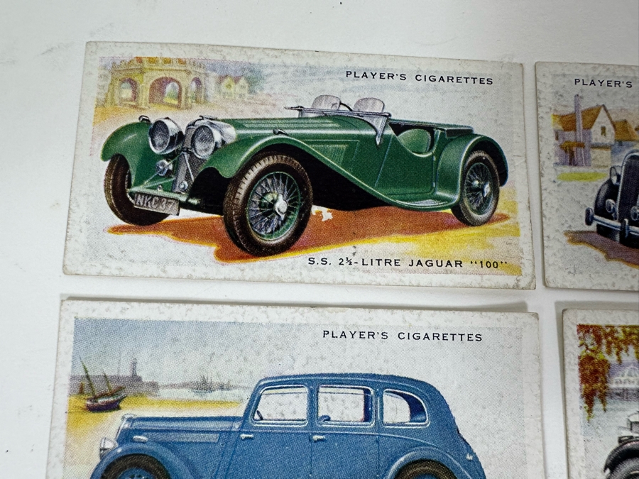 24 Vintage Player's Cigarettes Motor Cars Cigarette Cards John Player & Sons English [Photo 5]