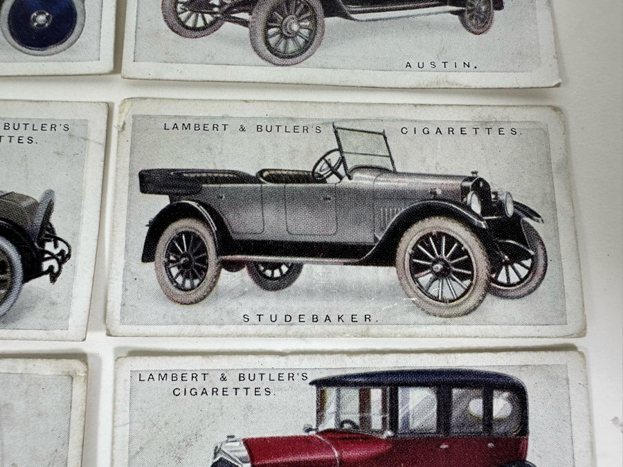 24 Vintage Lambert & Butler Cigarettes Motor Cars Cigarette Cards English [Photo 3]