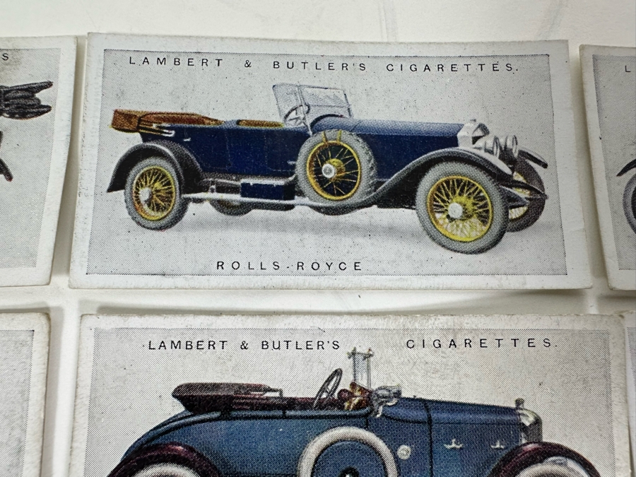 24 Vintage Lambert & Butler Cigarettes Motor Cars Cigarette Cards English [Photo 4]