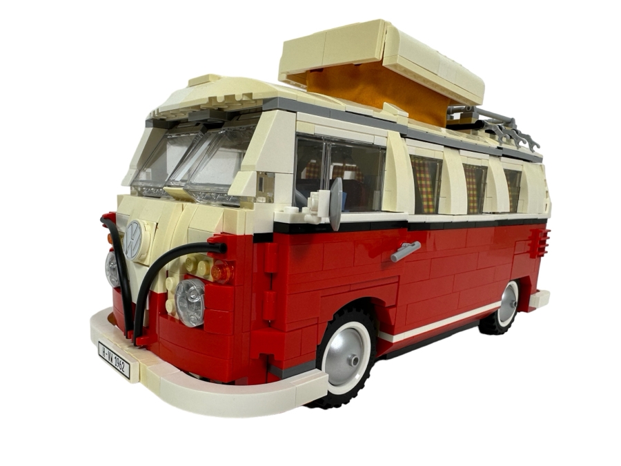 LEGO Set 10220 Volkswagen T1 Camper Van With The Original Instruction Booklets Already Assembled/Not Glued 11.5W X 5D X 5.5H [Photo 1]
