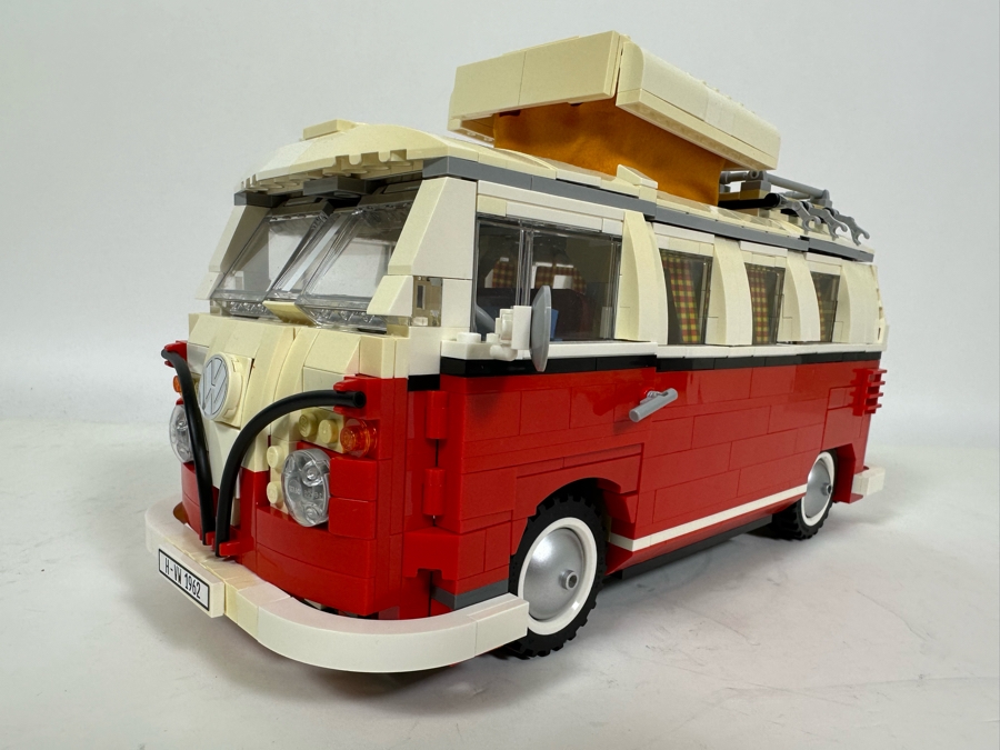 LEGO Set 10220 Volkswagen T1 Camper Van With The Original Instruction Booklets Already Assembled/Not Glued 11.5W X 5D X 5.5H [Photo 3]