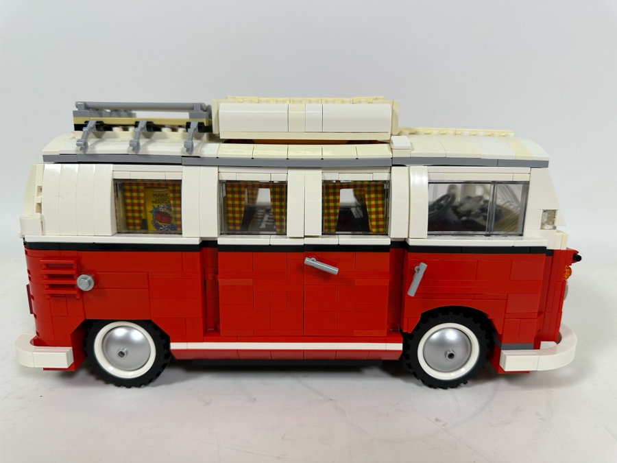 LEGO Set 10220 Volkswagen T1 Camper Van With The Original Instruction Booklets Already Assembled/Not Glued 11.5W X 5D X 5.5H [Photo 9]