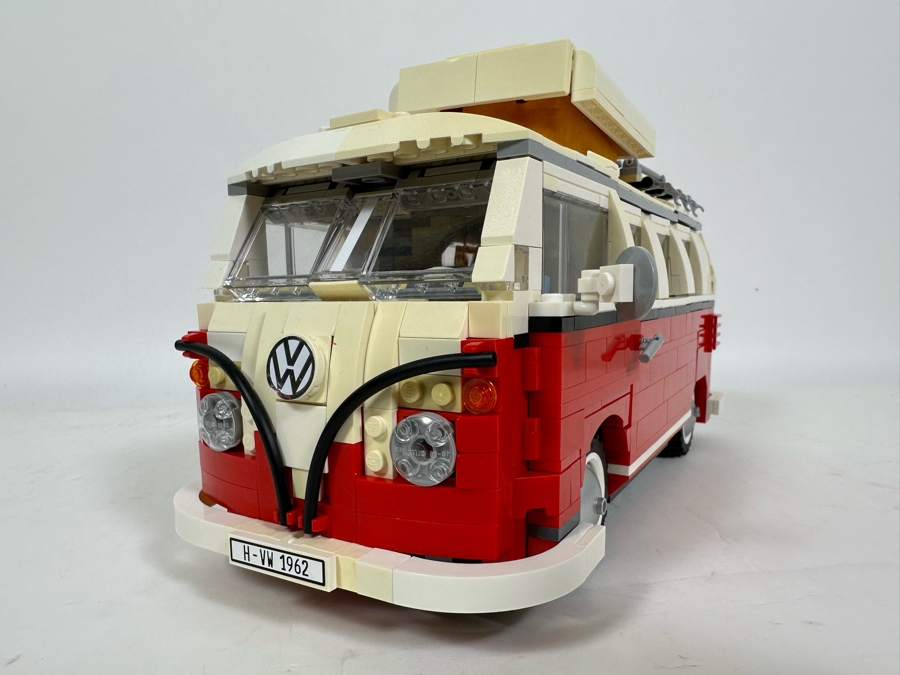 LEGO Set 10220 Volkswagen T1 Camper Van With The Original Instruction Booklets Already Assembled/Not Glued 11.5W X 5D X 5.5H [Photo 5]