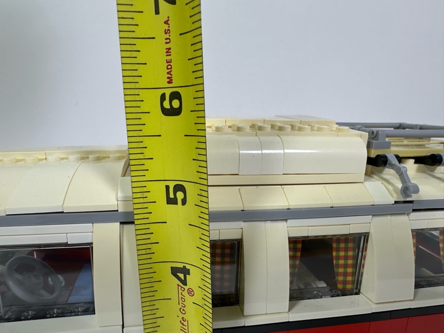 LEGO Set 10220 Volkswagen T1 Camper Van With The Original Instruction Booklets Already Assembled/Not Glued 11.5W X 5D X 5.5H [Photo 30]