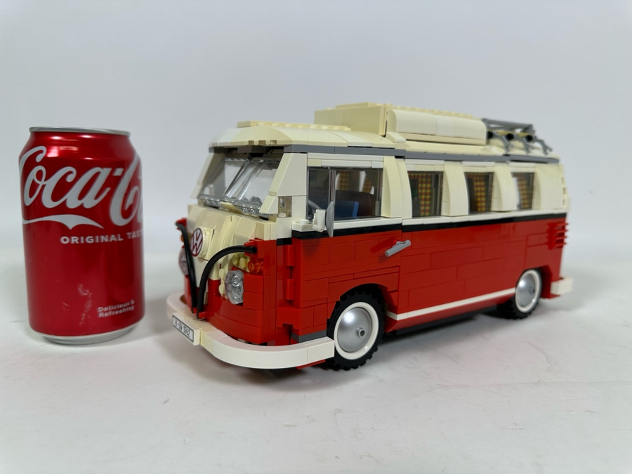 LEGO Set 10220 Volkswagen T1 Camper Van With The Original Instruction Booklets Already Assembled/Not Glued 11.5W X 5D X 5.5H [Photo 27]