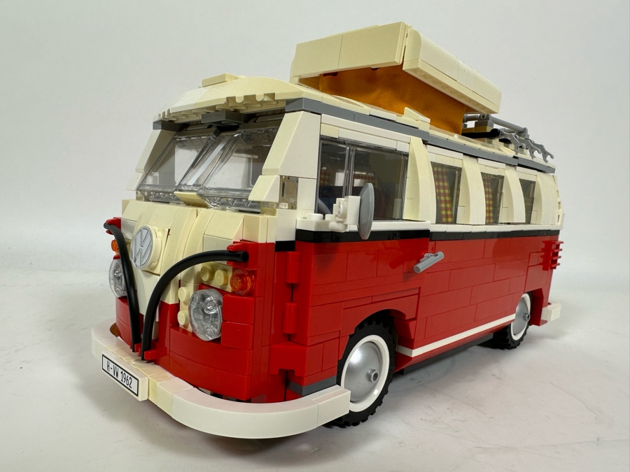 LEGO Set 10220 Volkswagen T1 Camper Van With The Original Instruction Booklets Already Assembled/Not Glued 11.5W X 5D X 5.5H [Photo 4]