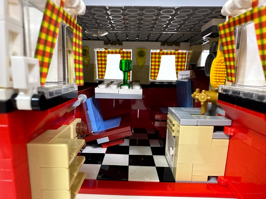 LEGO Set 10220 Volkswagen T1 Camper Van With The Original Instruction Booklets Already Assembled/Not Glued 11.5W X 5D X 5.5H [Photo 13]