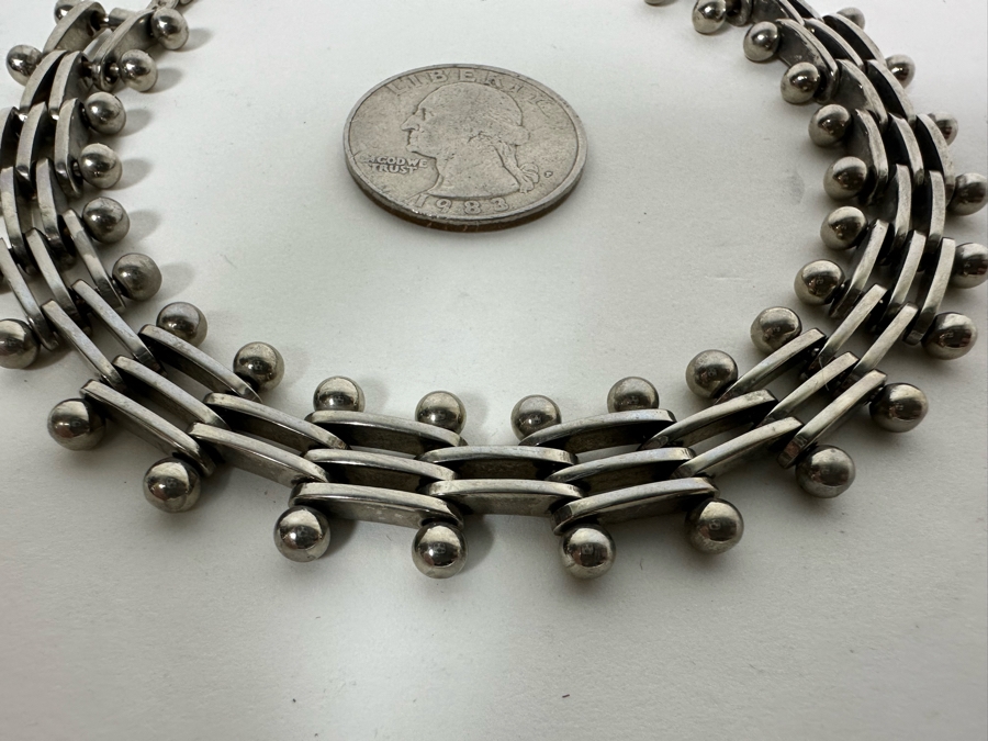 Vintage Sterling Silver 8' Bracelet 31.7g [Photo 3]