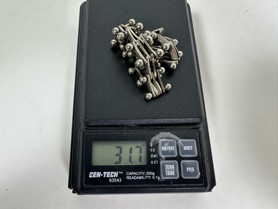 Vintage Sterling Silver 8' Bracelet 31.7g [Photo 6]