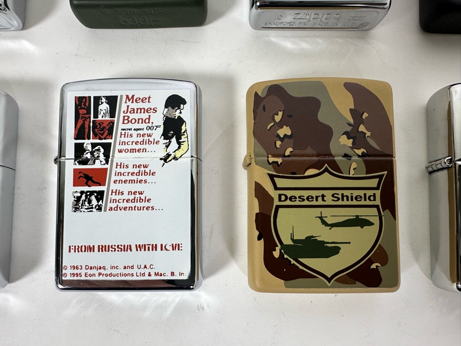 Collection Of 24 Vintage Zippo Lighters Bradford, PA Never Used [Photo 6]