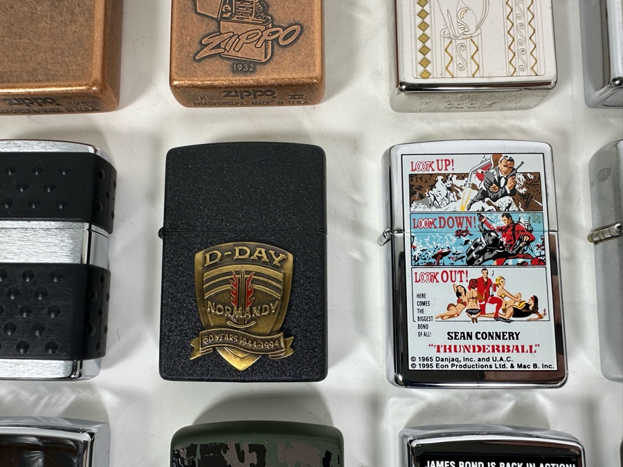Collection Of 24 Vintage Zippo Lighters Bradford, PA Never Used [Photo 12]