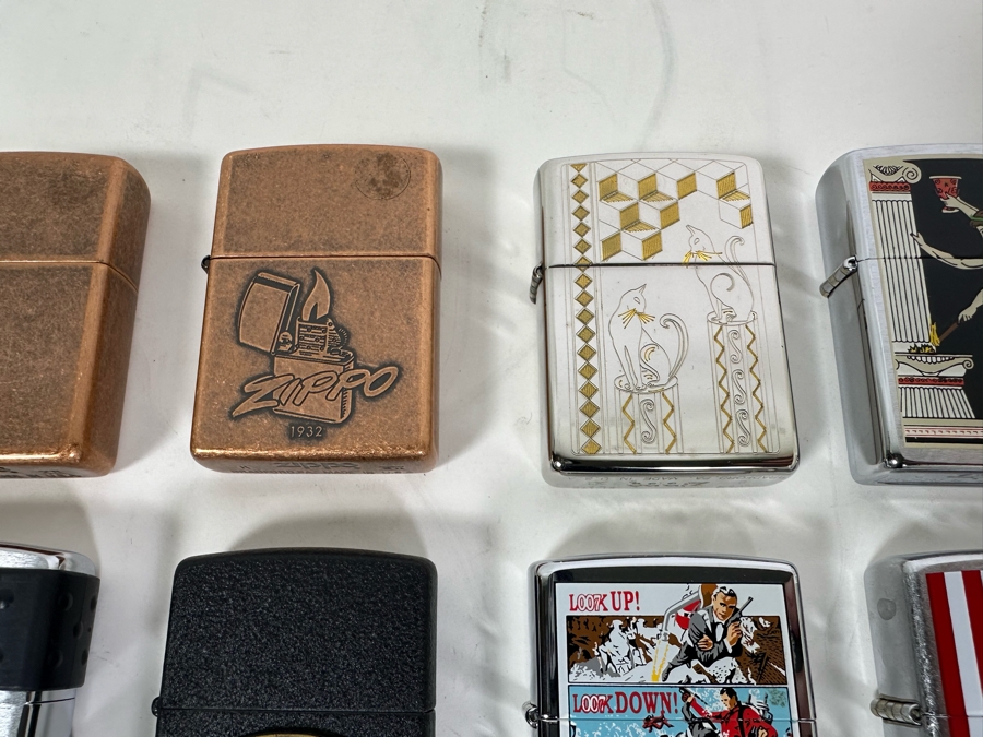 Collection Of 24 Vintage Zippo Lighters Bradford, PA Never Used [Photo 16]