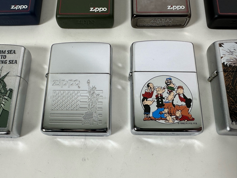 Collection Of 24 Vintage Zippo Lighters Bradford, PA Never Used [Photo 5]