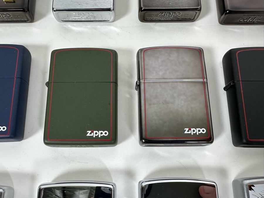 Collection Of 24 Vintage Zippo Lighters Bradford, PA Never Used [Photo 8]