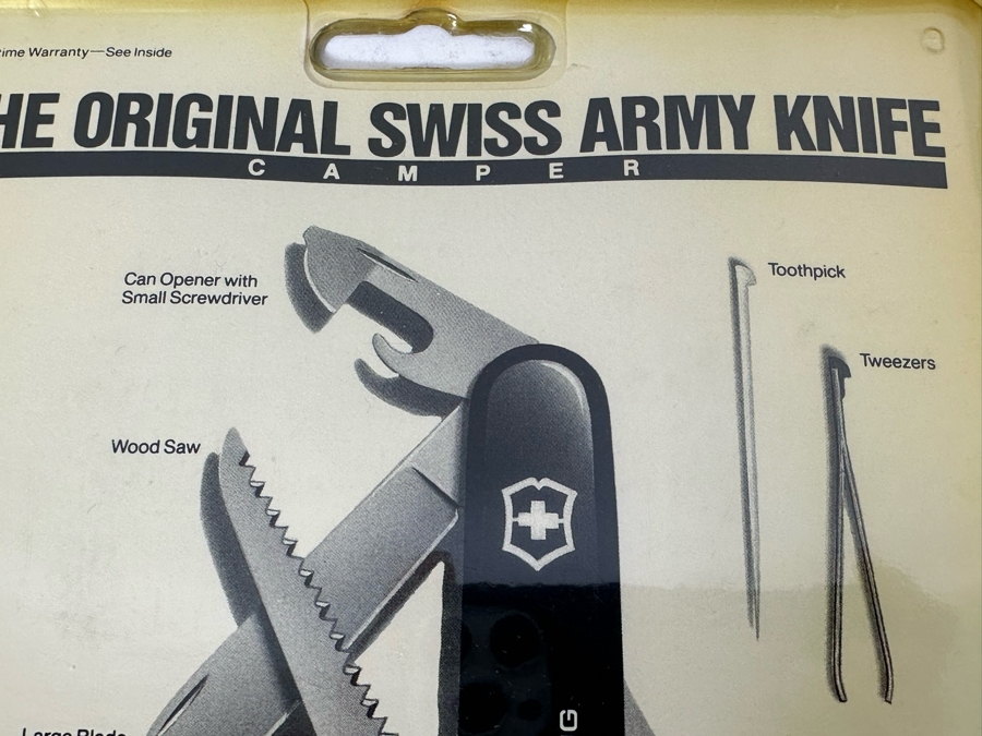 Six New In Packaging Swiss Army Knives Including The Camper Knife, Bantam Knife, Tinker Knife, (2) Classic Knives And Vintage Knife [Photo 14]