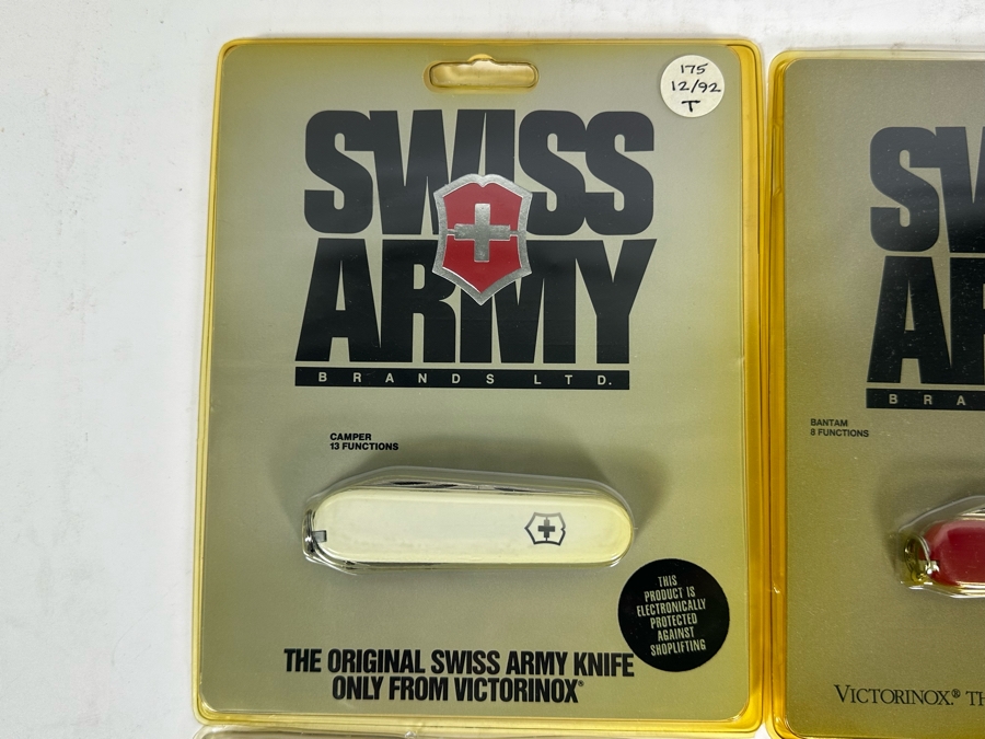 Six New In Packaging Swiss Army Knives Including The Camper Knife, Bantam Knife, Tinker Knife, (2) Classic Knives And Vintage Knife [Photo 6]