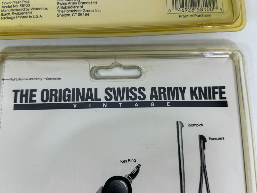 Six New In Packaging Swiss Army Knives Including The Camper Knife, Bantam Knife, Tinker Knife, (2) Classic Knives And Vintage Knife [Photo 11]