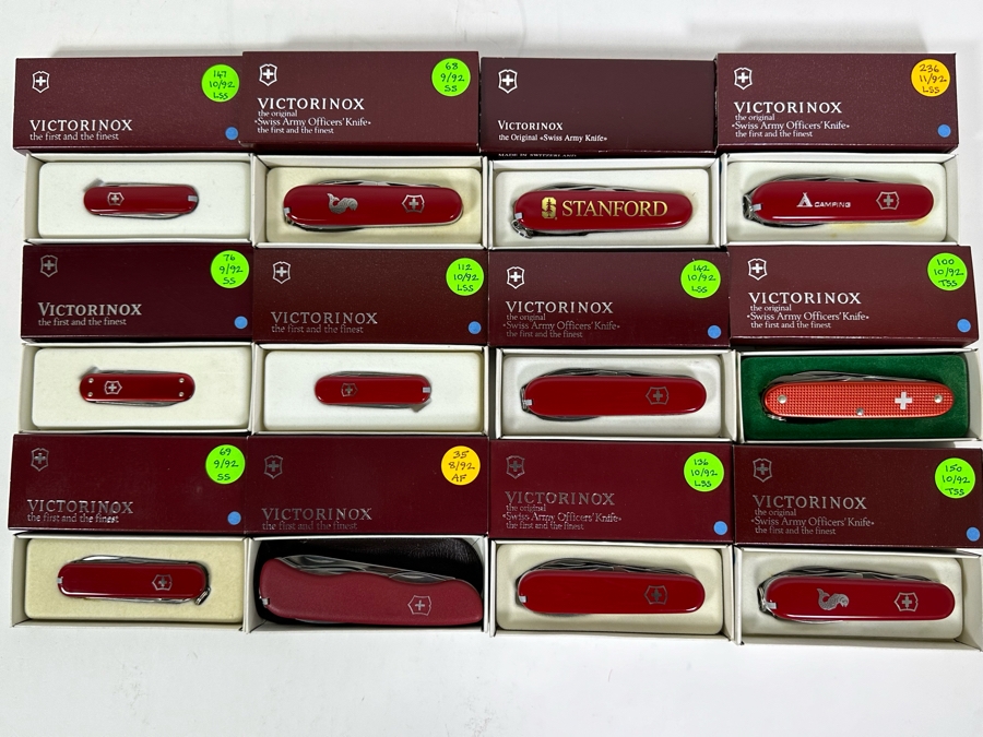 (12) Victorinox Swiss Army Knives With Original Boxes - See Description For Knife Types [Photo 2]