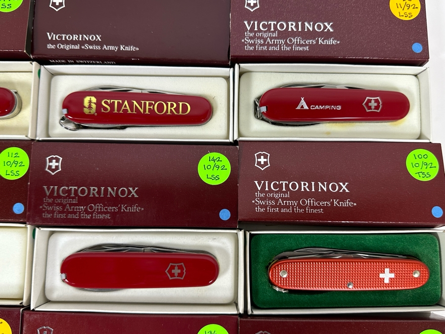 (12) Victorinox Swiss Army Knives With Original Boxes - See Description For Knife Types [Photo 5]