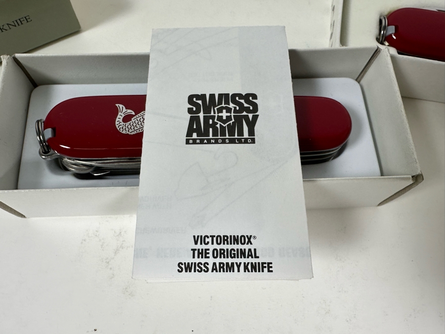 (9) Swiss Army Knives With Original Boxes - See Details For Types Of Knives [Photo 10]