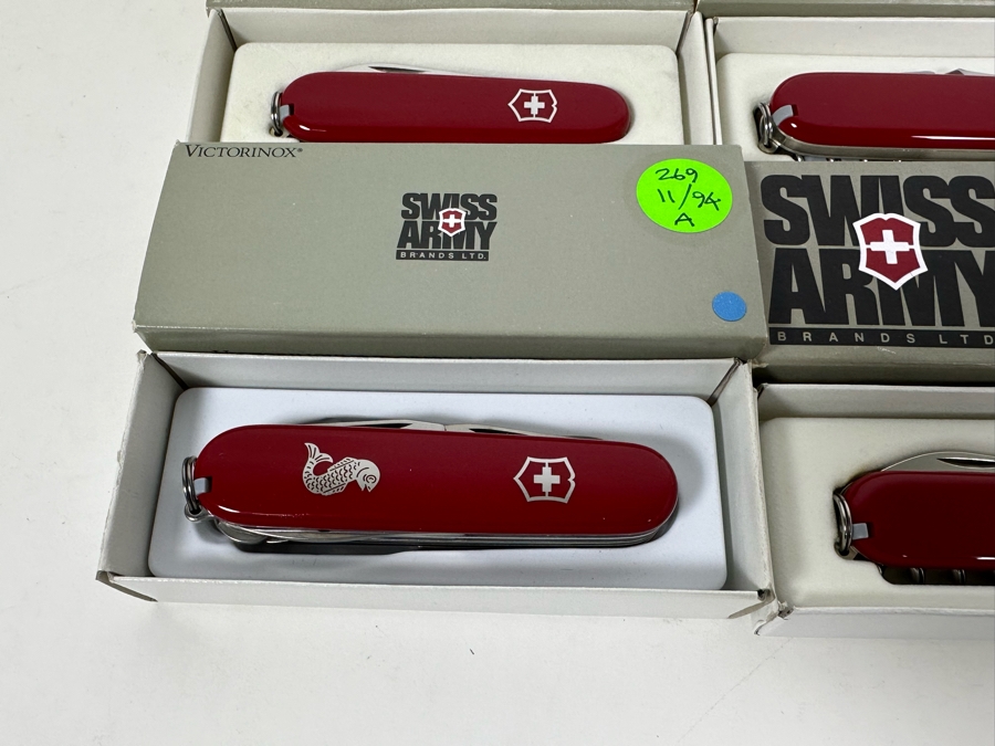 (9) Swiss Army Knives With Original Boxes - See Details For Types Of Knives [Photo 7]