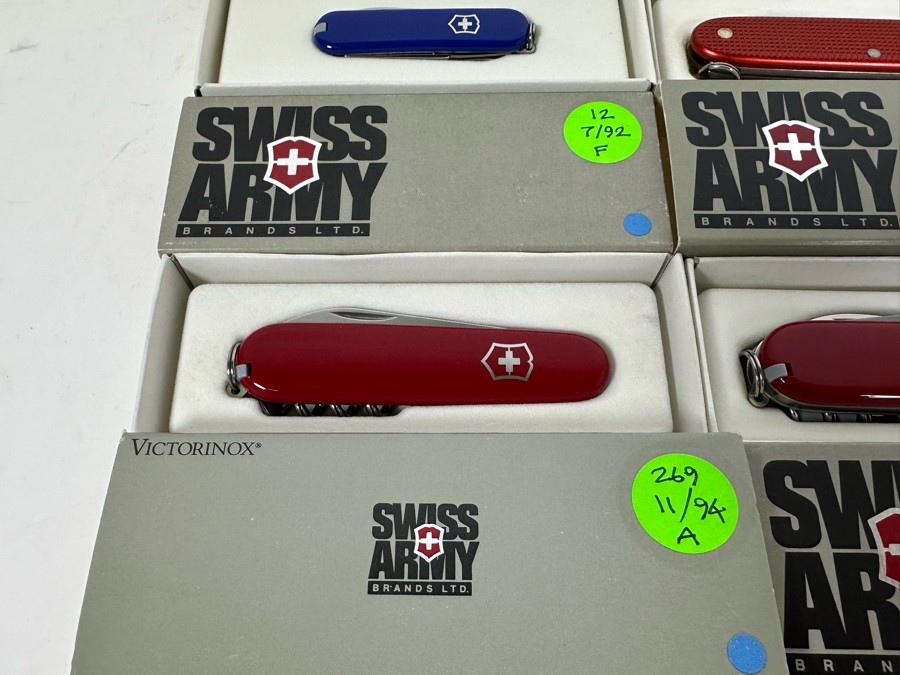 (9) Swiss Army Knives With Original Boxes - See Details For Types Of Knives [Photo 6]