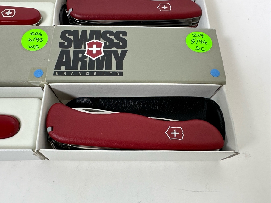 (9) Swiss Army Knives With Original Boxes - See Details For Types Of Knives [Photo 9]