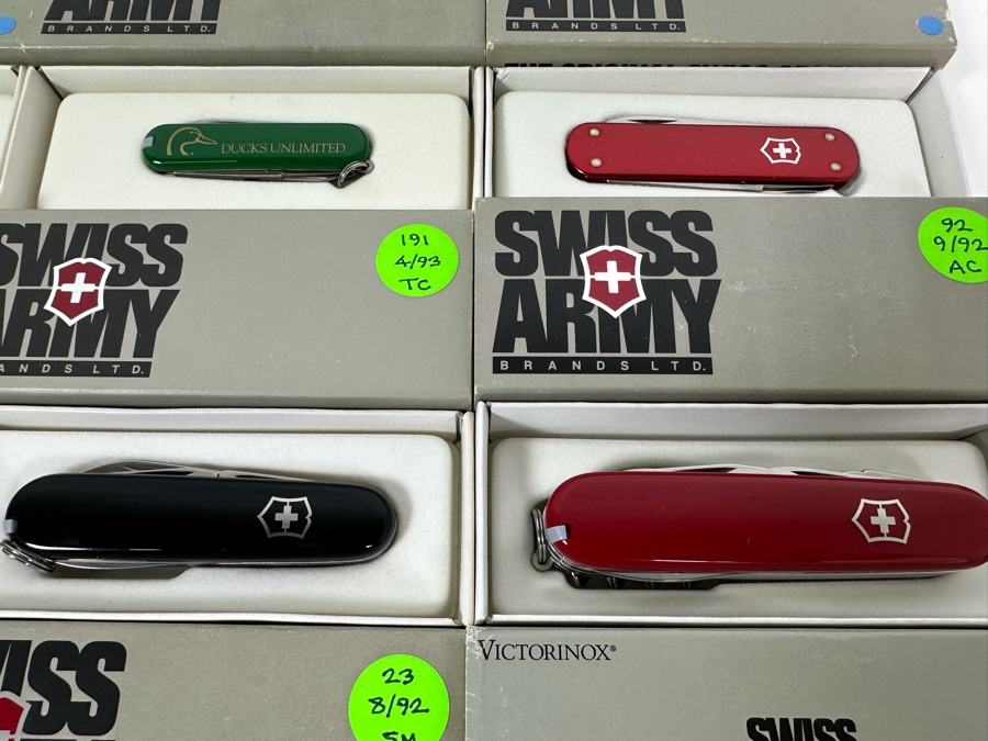 (9) Swiss Army Knives With Original Boxes - See Details For Types Of Knives [Photo 7]