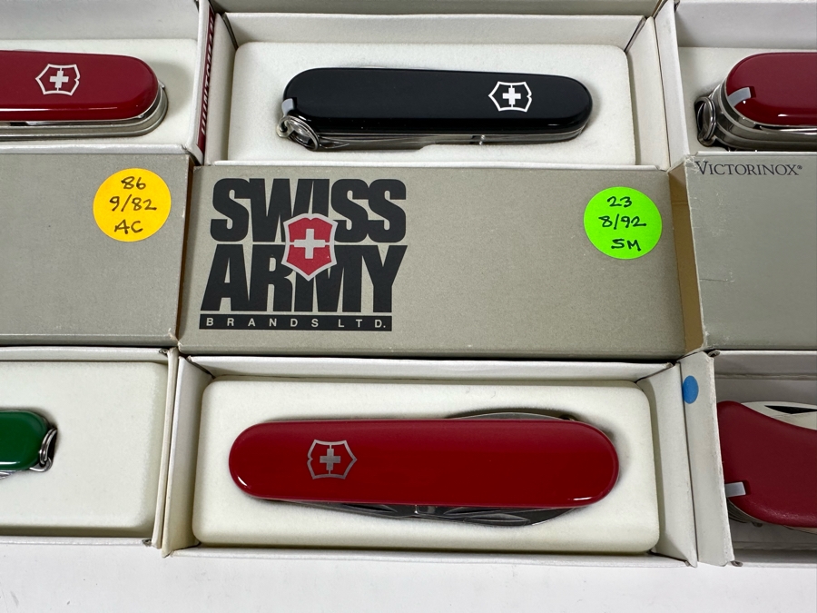 (9) Swiss Army Knives With Original Boxes - See Details For Types Of Knives [Photo 5]